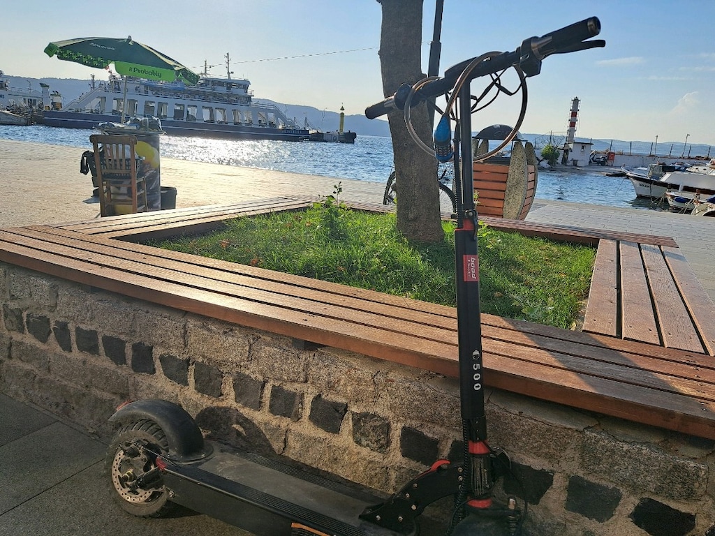 Q Bood Elektrikli Katlanır Scooter - Tazı - 2