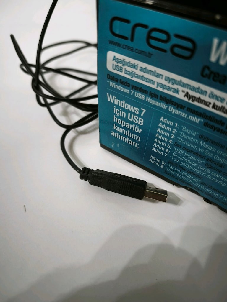 Crea USB bağlantılı Mini PC Hoparlörü - 5
