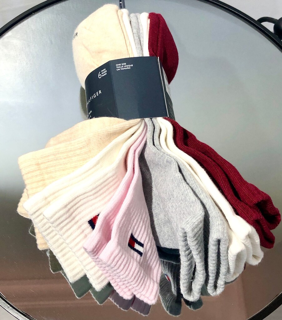 Tommy Hilfiger 6'lı Bilek Boy (Quarter Top) Çorap Seti - 6