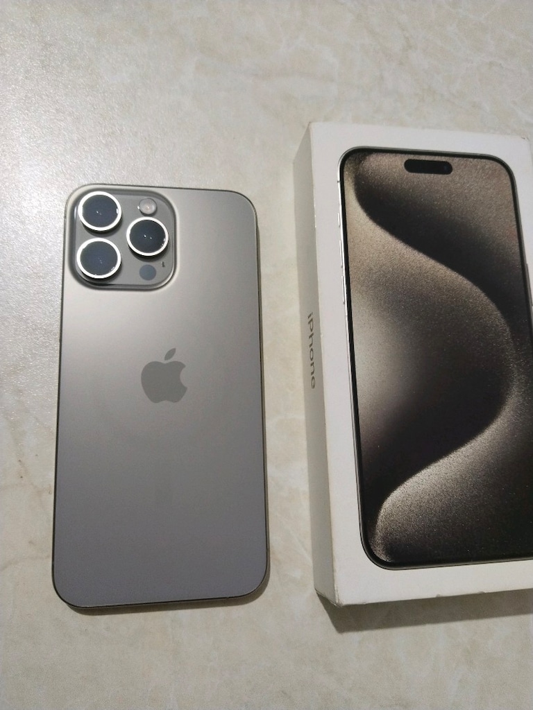 İphone 15 Pro Max Naturel Titanium 256 GB