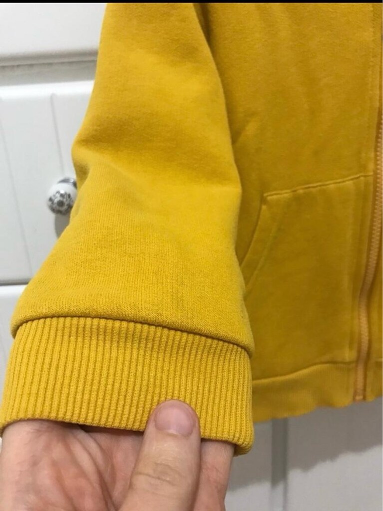 benetton orijinal sarı hırka - 3