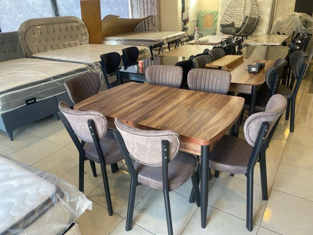 6 kişilik yemek masası takım - 4