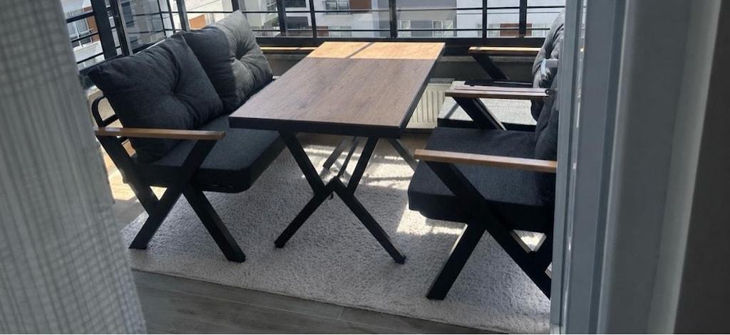 Balkon seti ve plise perde - 2