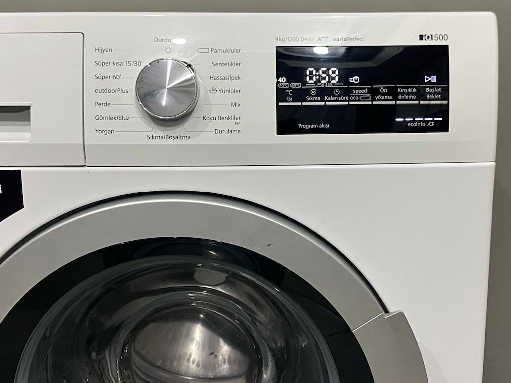 Siemens 9 Kg 1200 Devirli İnverter A+++ Yeni Nesil Çamaşır Makinesi - 4