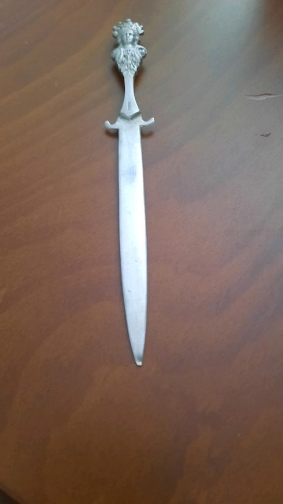 gümüş mektup açacağı - 3