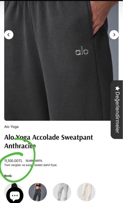 Alo Yoga Eşofman Altı