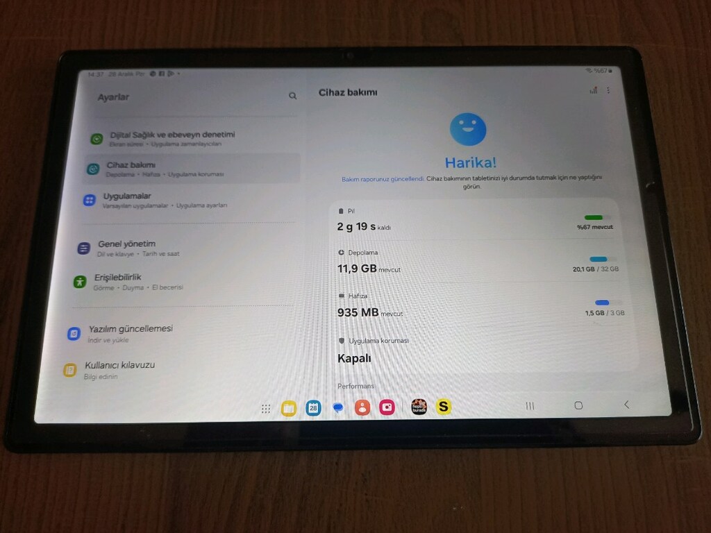 Samsung Galaxy Tab 8 Tablet( Açıklamayı - 3