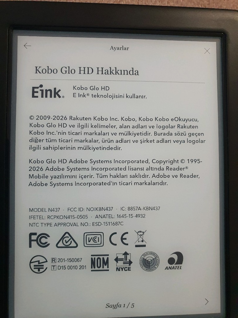 kobo rakuten e-kitap okuyucu - 7