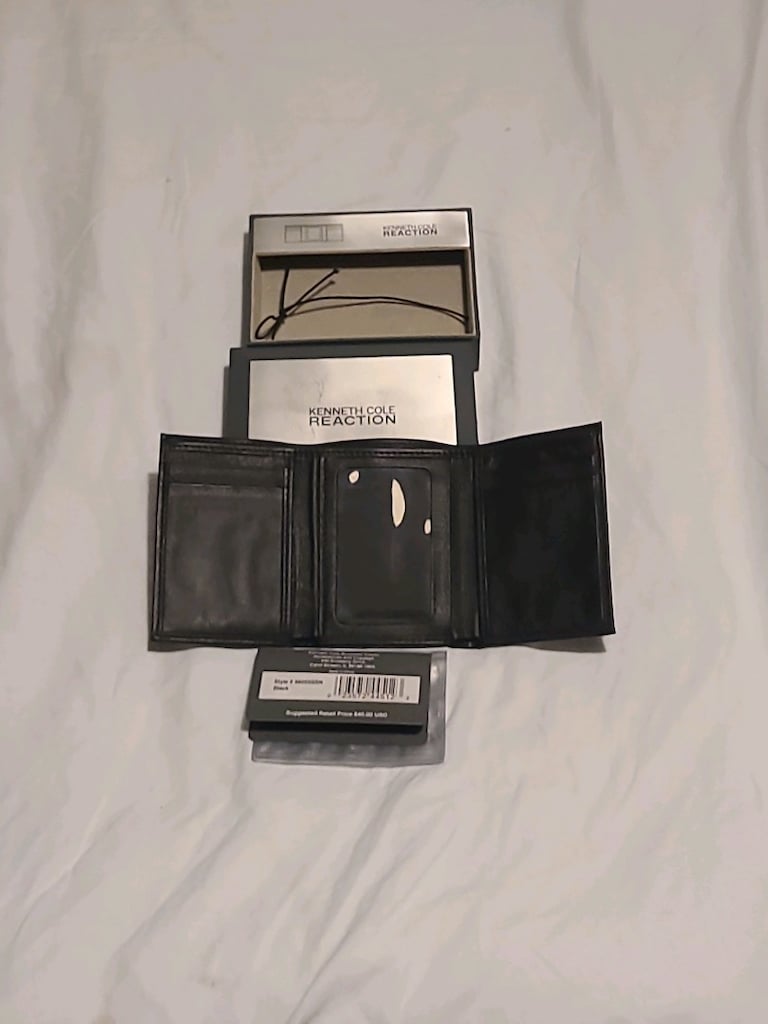 Orijinal Kenneth Cole 2 li Erkek Seti , Cüzdan ve Banyo Çantası - 8