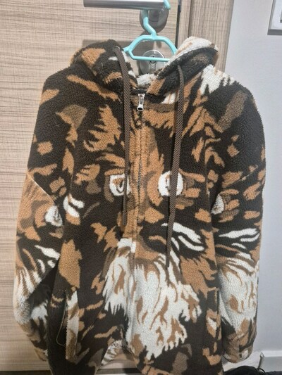 JW Anderson Grafik Baskılı Polar Ceket | Orijinal / Lüks Sokak Modası