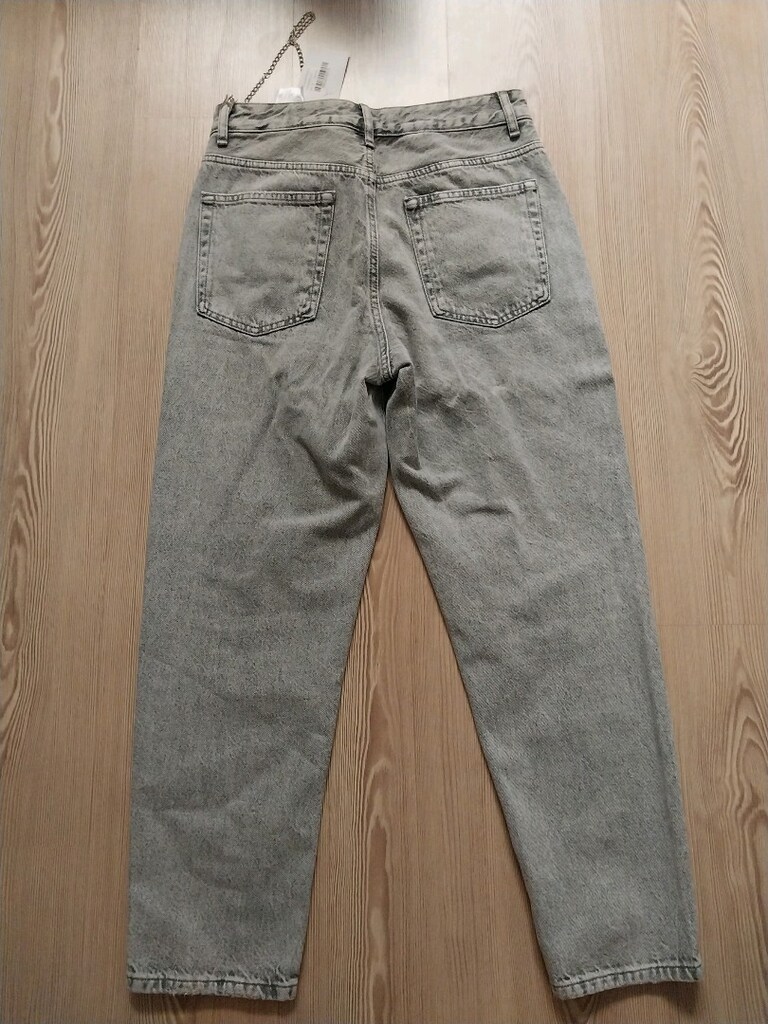 YENİ KOTON YÜKSEK BEL DÜZ PAÇA MOM JEANS 29-32 BEDEN - 3