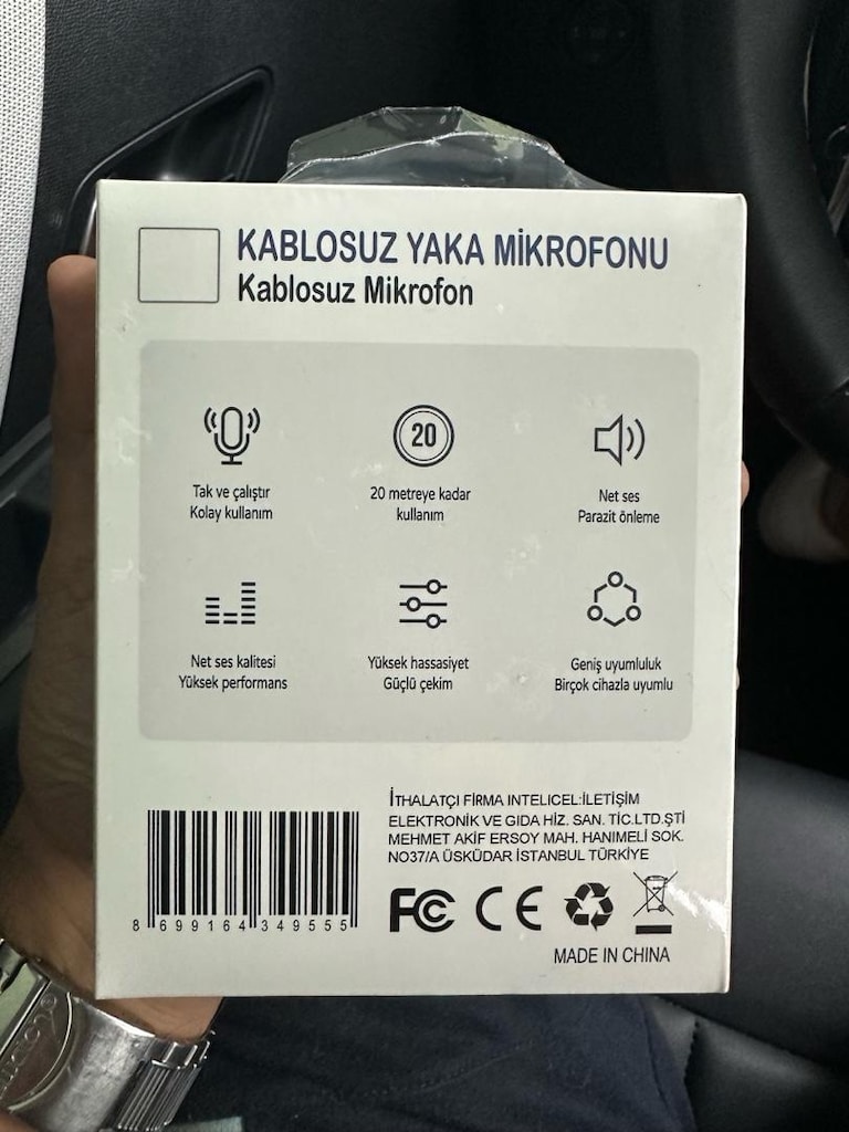 Kablosuz ikili Yaka Mikrofonu - 3