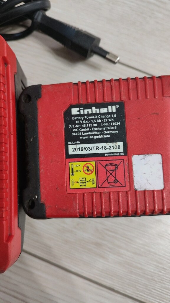 Einhell Batarya(18v - 1.5 Ah) + Sarj makinesi - 7