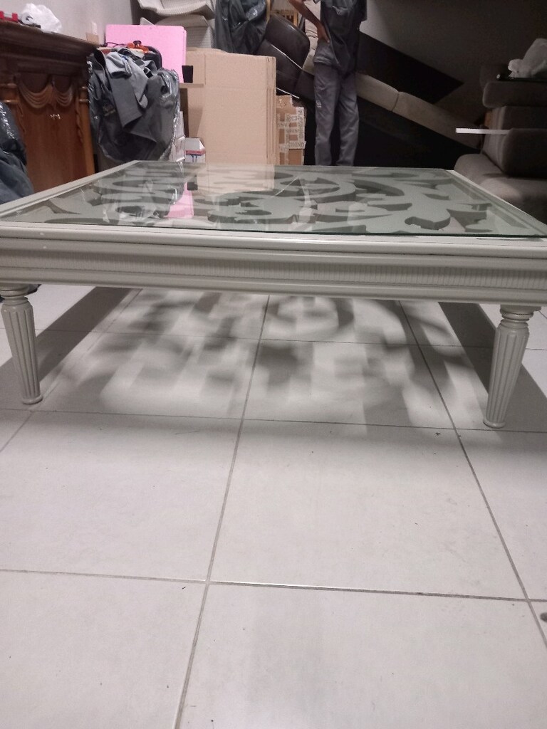 orta sehpa üstü camlı - 2