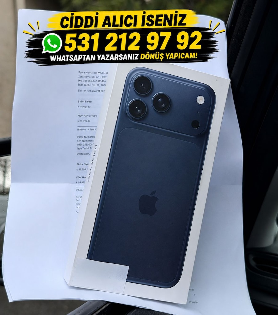 iPhone 17 Pro Max - Yurt içi Sıfır Kapalı Kutu 2 Sene Garantili - 2