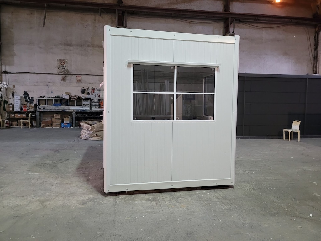 KANİNKONTEYNER YAPI KAMPANYA 210X210 GÜVENLİK KABİNİ BEKÇİ KULÜBESİ - 5