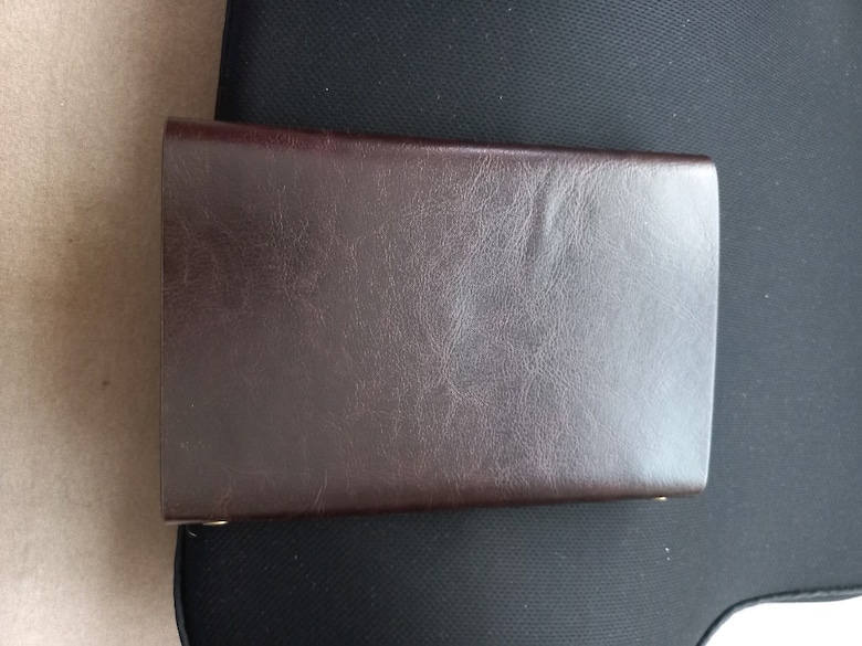 Büyük Yaprak Desenli Deri Defter - 3