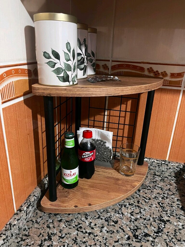 Mutfak standı mutfak rafı kahve köşesi tezgah düzenleyici - 2