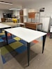 KLAS OFİS ÜSKÜDAR 140x80 cm BEYAZ İSKELET AYAKLI MASA - 4