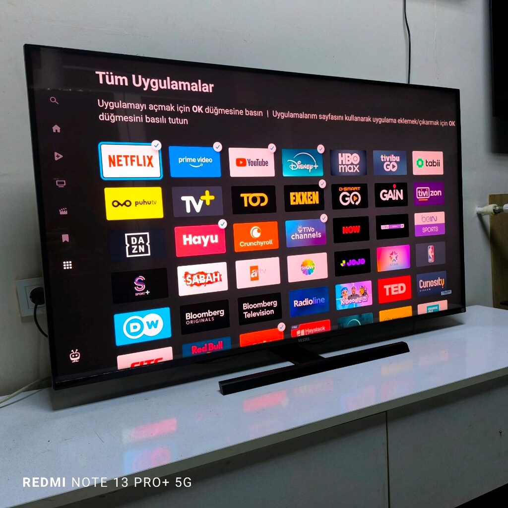 Vestel Qled 127 Ekran Jbl ses sistemi jelatini üstünde Tertemiz Televi - 7