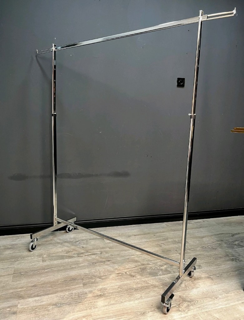 Ayarlanabilir Askılık Stand Eşek,Ayaklı Askılık Stant Eşek,Gold Askılı - 12