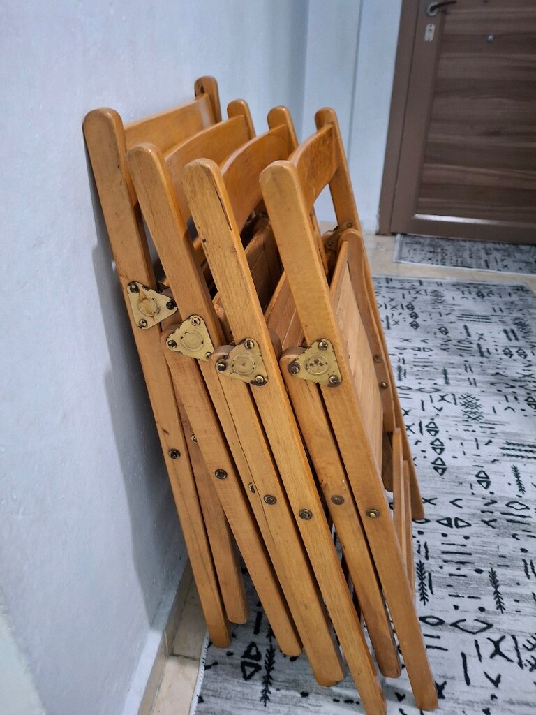 katlanır ahşap sandalye - 10