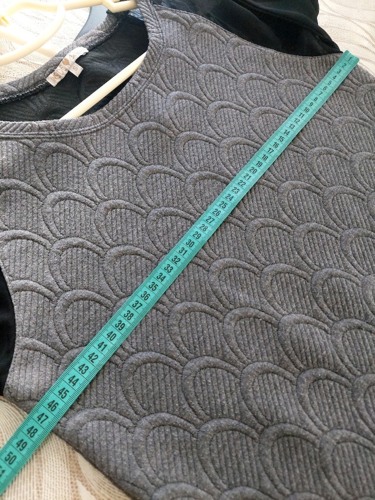 Balık pulu dokulu şifon kollu sweatshirt - 12