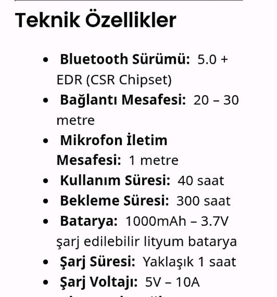 Knmaster KN550Pro İntercom (SIFIR) - 8