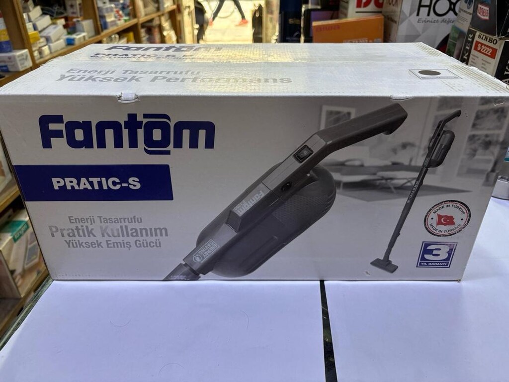 Fantom Pratic-S P1200 Çubuk Elektrikli Süpürge Gri ve Kırmızı Renk - 2