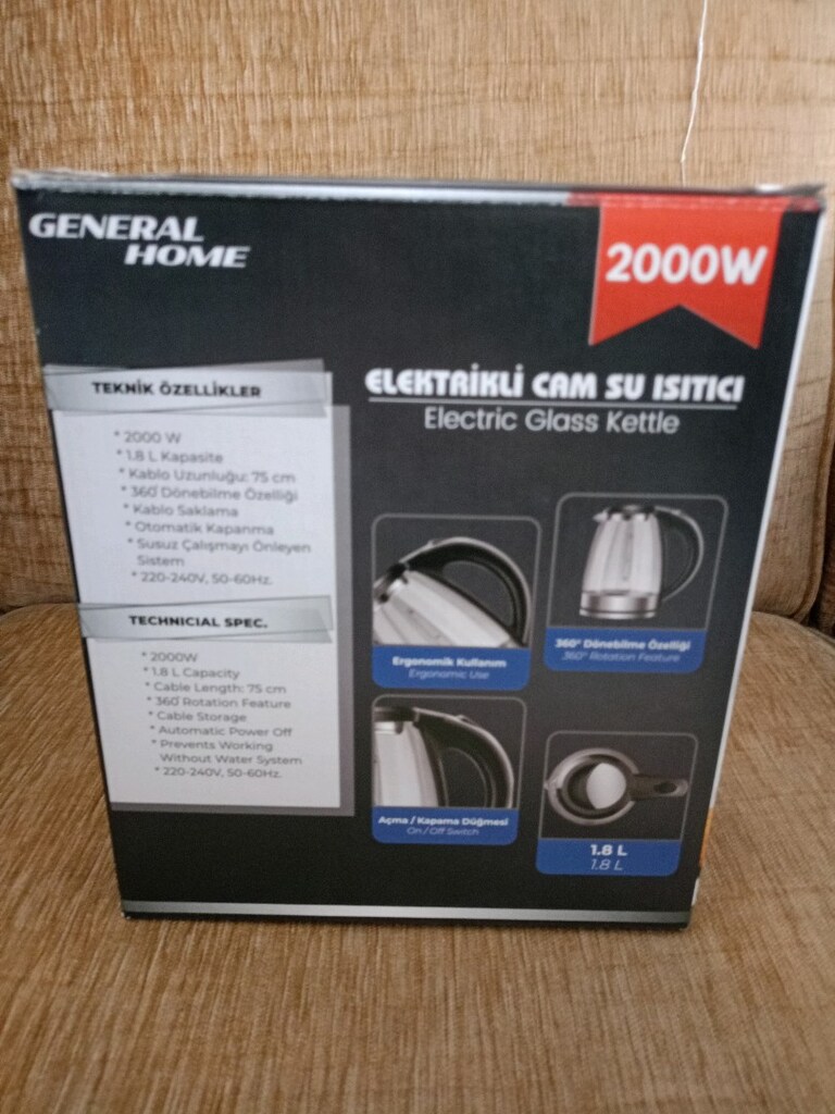 Elektrikli Cam Su Isıtıcı - 3