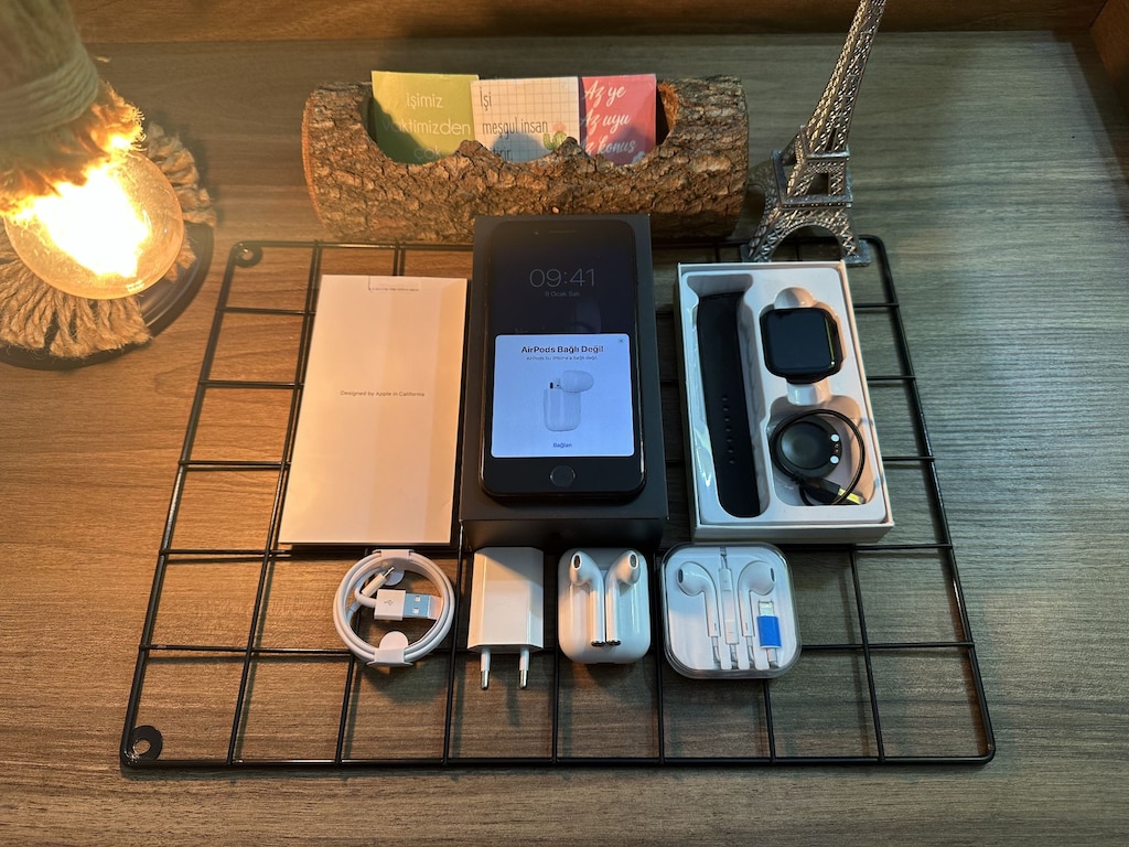 FULL AKSESUARLI İPHONE 7 PLUS MAT BLACK - 3