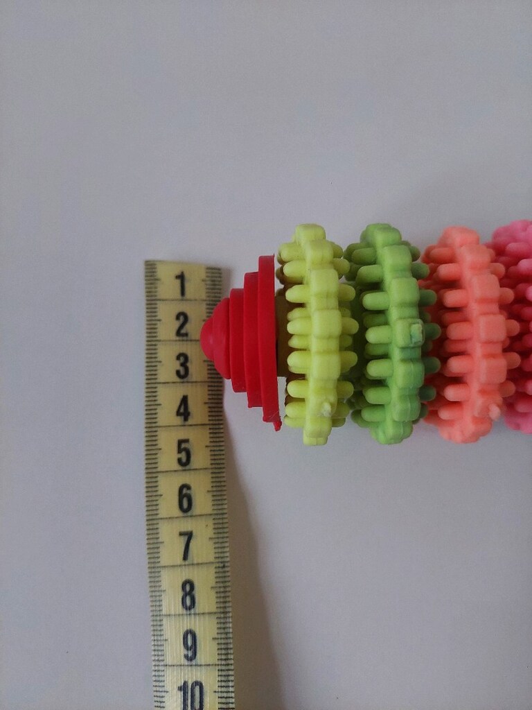 Renkli hareketli diş kaşıma oyuncağı - 6