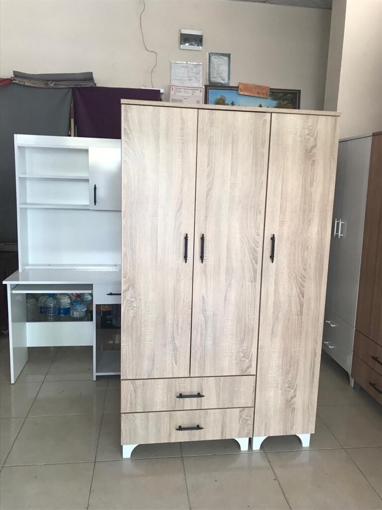 3 kapaklı elbise dolabı sıfır ürün - 4