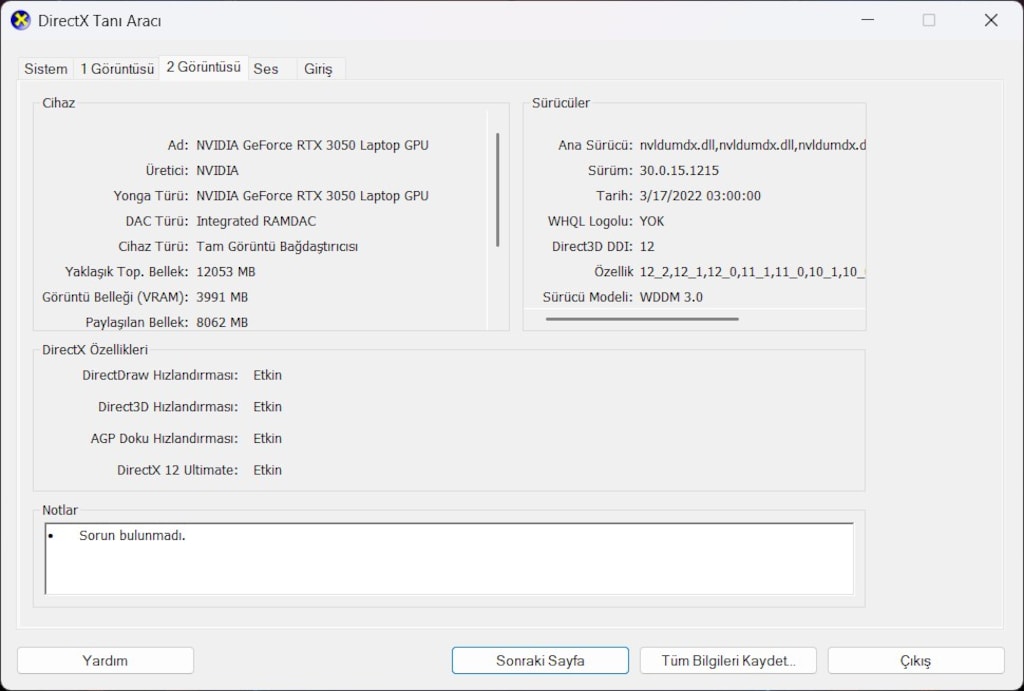 CASPER EXCALİBUR G770 İ7-12650H 16 RAM 512 SSD RTX 3050 144 HZ - 7
