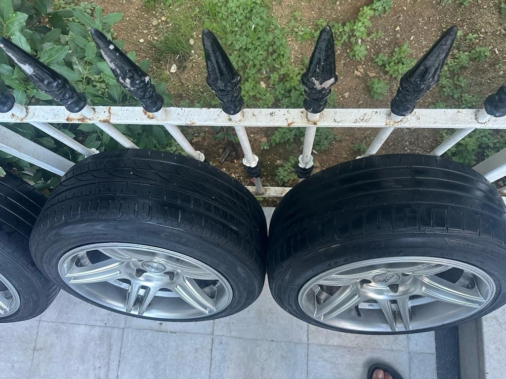 Sport Performans ÇELİKJANT lastik takımı 2.Adet Falcen 195 50 15 4x100 - 8