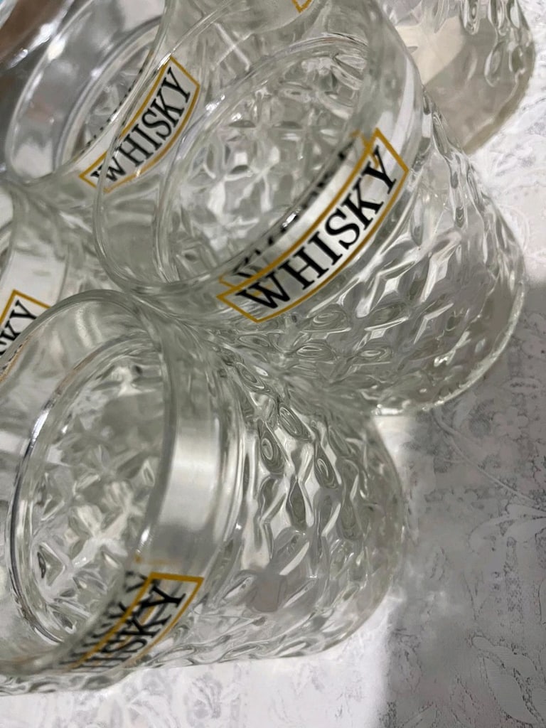 Almanya'dan Antika Whisky bardakları - 2