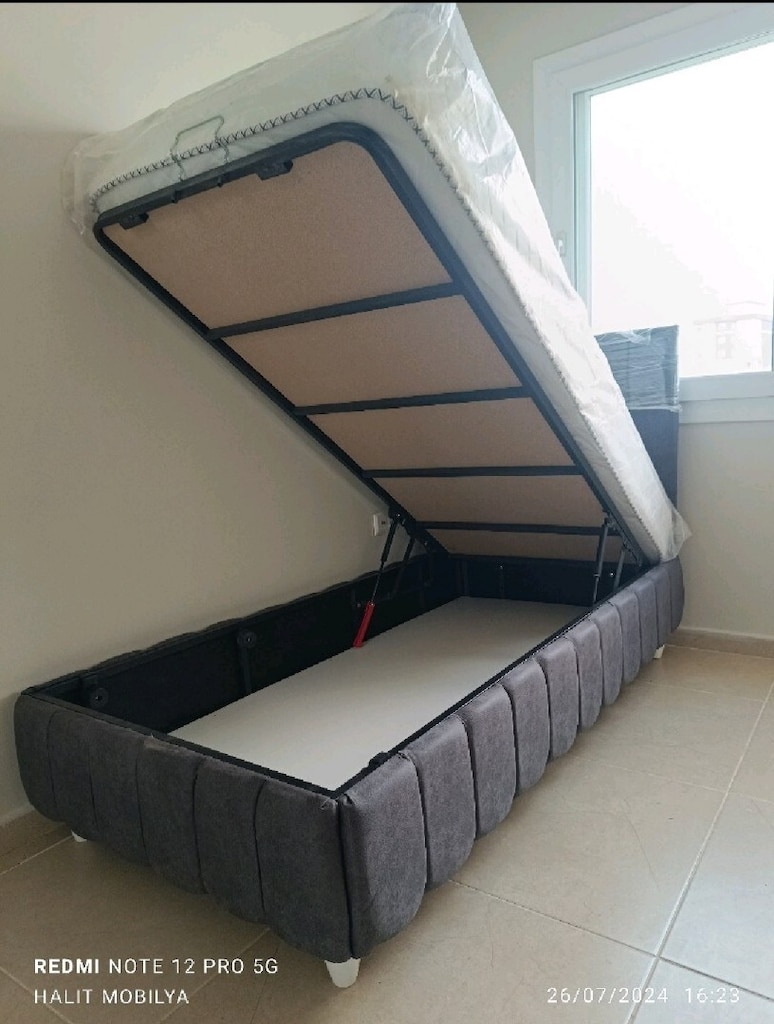 lüx baza Başlık petli yatak takım sandıklı baza - 2