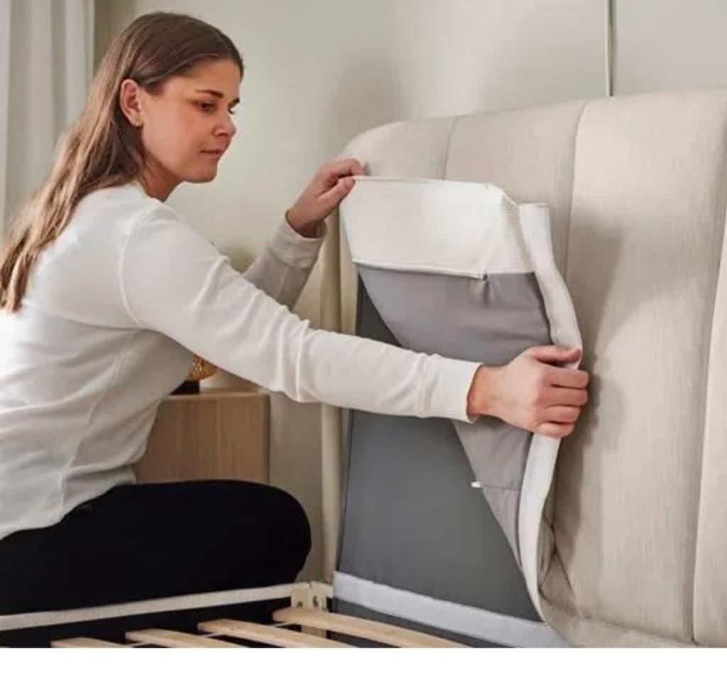 ikea çift kişilik yatak - 4