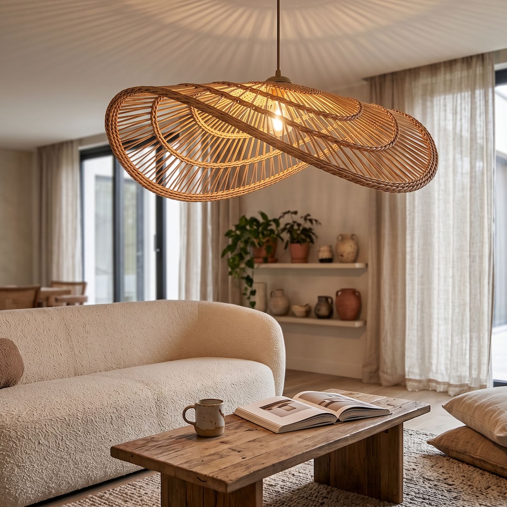 NATURA Rattan Avize 60-65 cm – Sıfır - 3