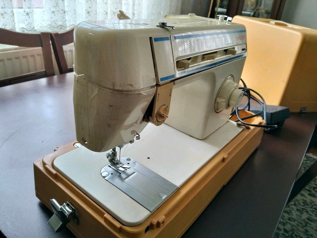 Singer portatif,taşınabilen dikiş makinesi - 6