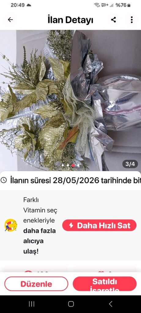 yapay çiçek - 2