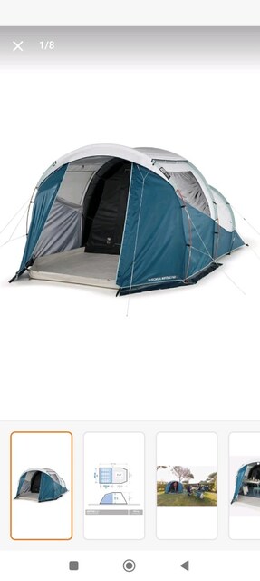 Decathlon arpenaz fresh&black 4.1 çadır