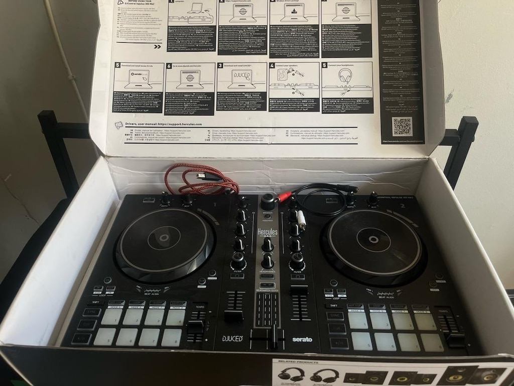 hercules dj setup