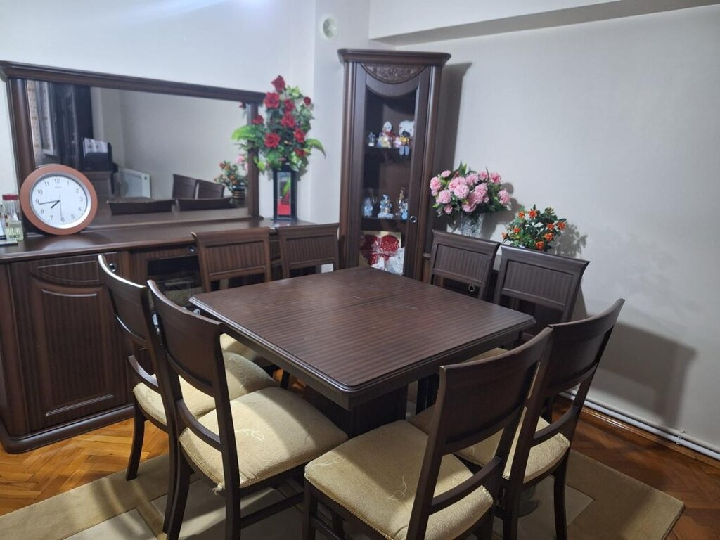 Yemek masası konsol vitrin 8 sandalye açılabilen masa herşey dahil - 3