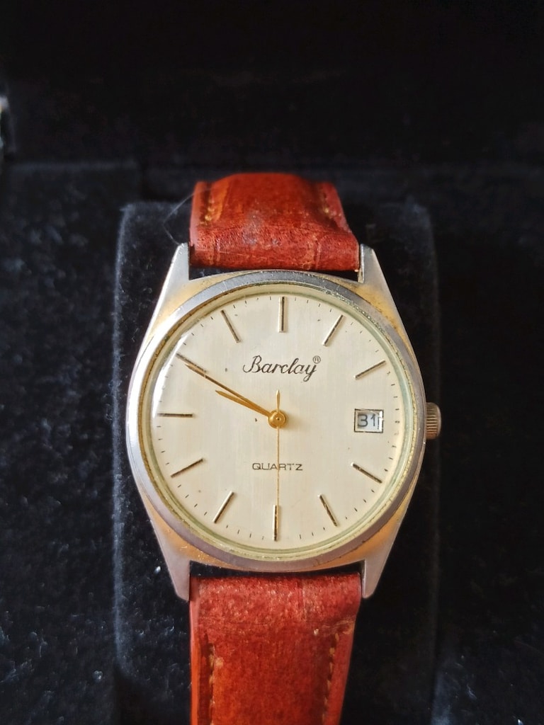 Barclay İngiliz markası vintage kol saati japon mekanizma - 7