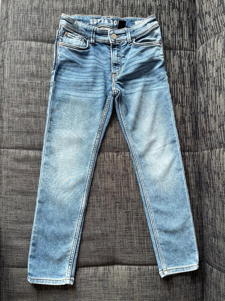 H&M 7-8 yaş skinny fit & denim KOT PANTOLON - 2
