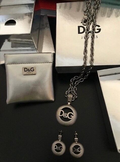 ‼‼Orijinal D&G Kolye Küpe Takım