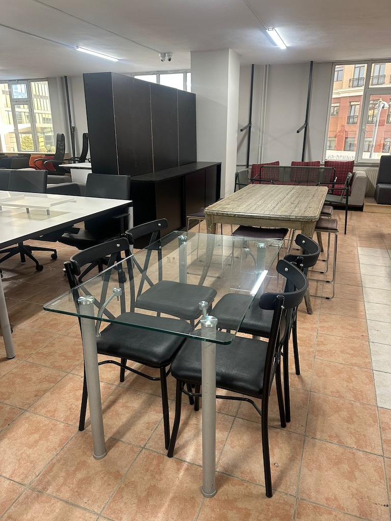 KLAS OFİS ÜSKÜDAR 120x70 İSTİKBAL CAM MASA İKİNCİ EL - 3
