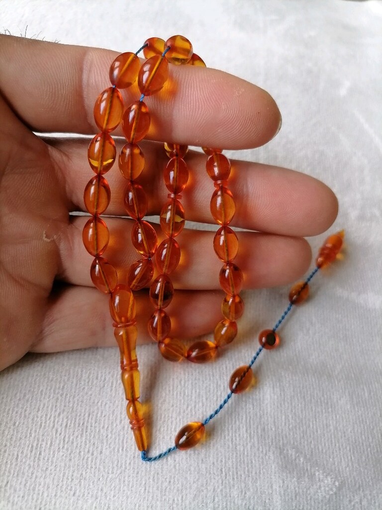 Ateş Kehribar Tesbih - 3