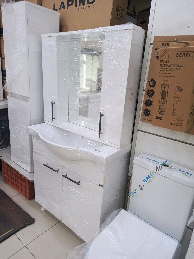 55 cm klasik banyo dolabi - 12